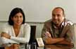 Liliana Quintanar e Iván Castillo, investigadores de la UNAM y ex olí­mpicos.