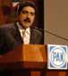 Manuel Espino, durante el evento realizado por la AMC y el PAN.