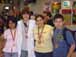 Marí­a  Beczalia Mendoza, Jaime Ortega, Natalia González e Israel López,  ganadores de preseas de bronce.