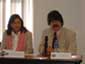 Virginia Garcí­a Acosta, directora general de Centro de Investigaciones y de Estudios Superiores en Antropologí­a Social y Octavio Paredes López, presidente de la AMC.
